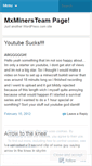 Mobile Screenshot of mxminersteam.wordpress.com
