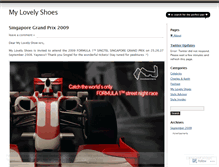 Tablet Screenshot of mylovelyshoes.wordpress.com