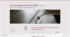 Desktop Screenshot of encuentosydesencuentos.wordpress.com