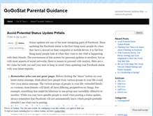 Tablet Screenshot of gogostatpg.wordpress.com