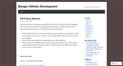 Desktop Screenshot of bangenathleticdevelopment.wordpress.com