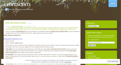Desktop Screenshot of eventscents.wordpress.com