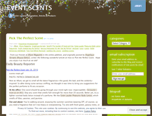 Tablet Screenshot of eventscents.wordpress.com