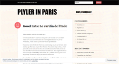 Desktop Screenshot of plylerinparis.wordpress.com