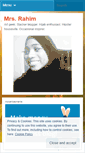 Mobile Screenshot of missrahim.wordpress.com