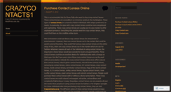 Desktop Screenshot of crazycontacts1.wordpress.com