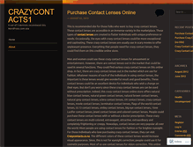 Tablet Screenshot of crazycontacts1.wordpress.com