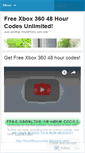 Mobile Screenshot of freexboxauthcodes.wordpress.com