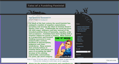 Desktop Screenshot of fumblingfeminist.wordpress.com