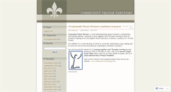 Desktop Screenshot of communityprayerpartners.wordpress.com