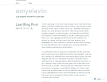 Tablet Screenshot of amyelavin.wordpress.com