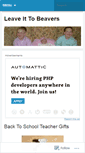 Mobile Screenshot of beavers.wordpress.com