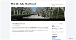 Desktop Screenshot of albertrossell.wordpress.com