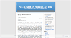 Desktop Screenshot of kenteducationassociation.wordpress.com