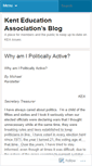 Mobile Screenshot of kenteducationassociation.wordpress.com