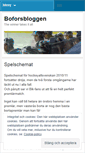 Mobile Screenshot of boforsbloggen.wordpress.com