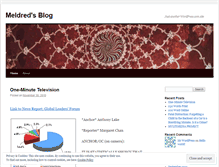 Tablet Screenshot of meldred.wordpress.com