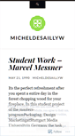 Mobile Screenshot of micheldesaillyw.wordpress.com