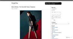 Desktop Screenshot of krypt3ia.wordpress.com