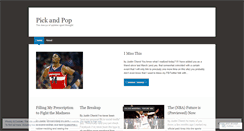 Desktop Screenshot of pickandpop.wordpress.com