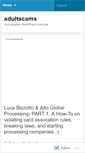 Mobile Screenshot of adultscams.wordpress.com