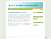 Tablet Screenshot of jovenescristianosevangelicos.wordpress.com
