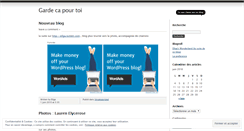 Desktop Screenshot of gardecapourtoi.wordpress.com