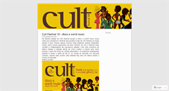 Desktop Screenshot of cultfestival.wordpress.com