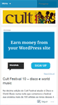 Mobile Screenshot of cultfestival.wordpress.com