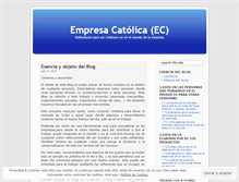 Tablet Screenshot of empresacatolica.wordpress.com