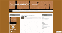 Desktop Screenshot of callingmorocco.wordpress.com