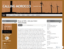 Tablet Screenshot of callingmorocco.wordpress.com