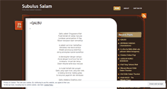 Desktop Screenshot of hamidassyifa.wordpress.com