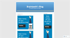 Desktop Screenshot of brainteeth.wordpress.com