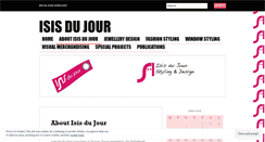 Desktop Screenshot of isisdujour.wordpress.com