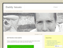 Tablet Screenshot of daddyissuesblog.wordpress.com