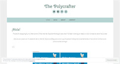 Desktop Screenshot of polycrafter.wordpress.com