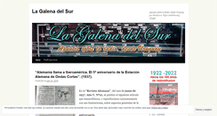 Desktop Screenshot of lagalenadelsur.wordpress.com