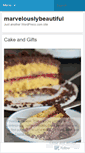 Mobile Screenshot of marvelouslybeautiful.wordpress.com