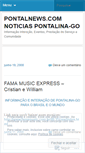 Mobile Screenshot of pontalnews.wordpress.com