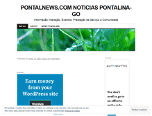 Tablet Screenshot of pontalnews.wordpress.com