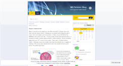 Desktop Screenshot of marianuniversityscienceblog.wordpress.com