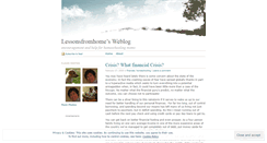 Desktop Screenshot of lessonsfromhome.wordpress.com