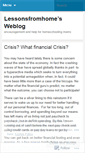 Mobile Screenshot of lessonsfromhome.wordpress.com