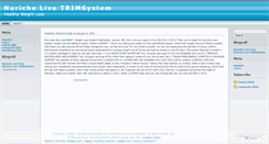 Desktop Screenshot of livetrimsystem.wordpress.com