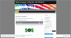 Desktop Screenshot of mixedchopsuey.wordpress.com