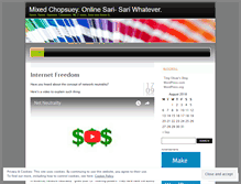 Tablet Screenshot of mixedchopsuey.wordpress.com