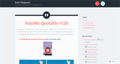 Desktop Screenshot of bookpolygamist.wordpress.com