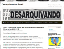 Tablet Screenshot of desarquivandobr.wordpress.com