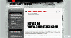 Desktop Screenshot of crimotaku.wordpress.com